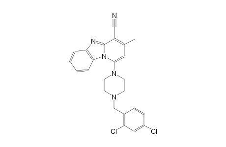 1-[4-(2,4-dichlorobenzyl)-1-piperazinyl]-3-methylpyrido[1,2-a]benzimidazole-4-carbonitrile