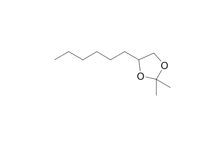 4-hexyl-2,2-dimethyl-1,3-dioxolane