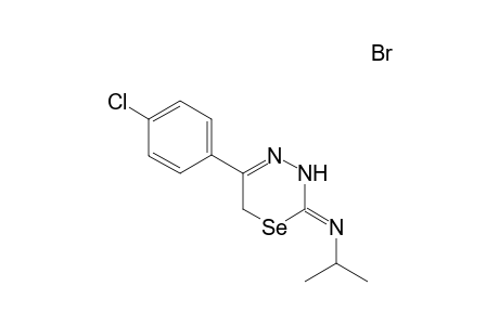 2-Isopropylimino-5-(4-chlorphenyl)-6H-1,3,4-selenadiazine Hydrobromide