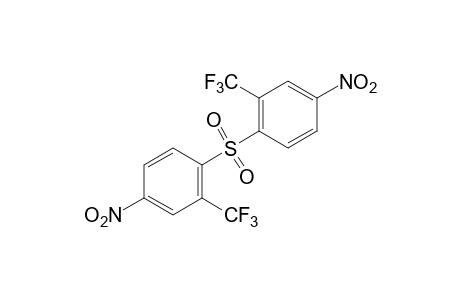 bis(4-nitro-alpha,alpha,alpha-trifluoro-o-tolyl)sulfone