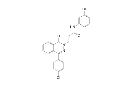N-(3-chlorophenyl)-3-(4-(4-chlorophenyl)-1-oxo-2(1H)-phthalazinyl)propanamide