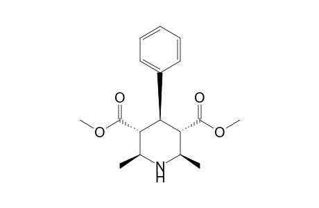 2,6-dimethyl-4-phenyl-3,5-piperidinedicarboxylic acid, dimethyl ester (all trans-)