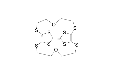 1,4,5,6-Tetrahydro-2,7:3,6-bis(4-oxa-1,7-dithiaheptane-1,7-diyl)-1,4,5,8-tetrahydrothiafulvalene