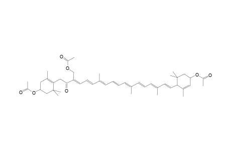 .alpha.-Carotene, 7,8-dihydro-3,3',19-trihydroxy-8-oxo-, triacetate, all-trans-