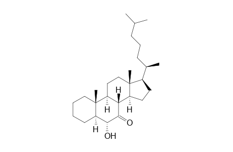6.alpha.-hydroxy-5.alpha.-cholestan-7-one