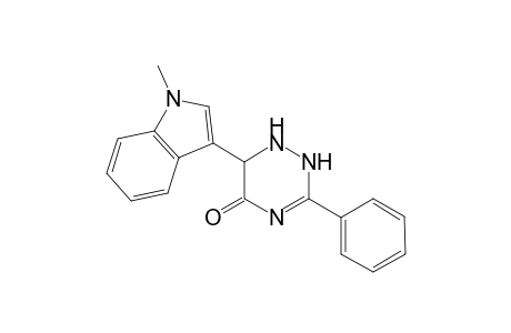 6-(1-Methyl-3-indolyl)-3-phenyl-2,6-dihydro-1H-1,2,4-triazin-5-one