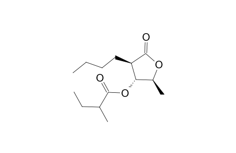 (RS)-(2S,3R,4R)-4-Butyl-2-methyl-5-oxotetrahydrofuran-3-yl 2-methylbutanoate