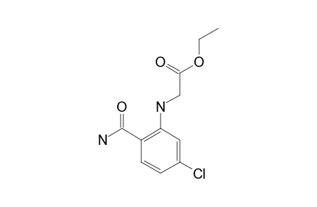 2-[(2-carbamoyl-5-chloro-phenyl)amino]acetic acid ethyl ester