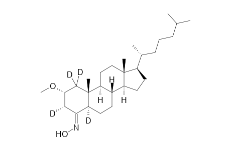 (2S,3S,5R,8S,9S,10R,13R,14S,17R)-1,1,3,5-tetradeuterio-17-[(1R)-1,5-dimethylhexyl]-2-methoxy-10,13-dimethyl-2,3,6,7,8,9,11,12,14,15,16,17-dodecahydrocyclopenta[a]phenanthren-4-one oxime