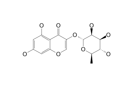 SMIGLANIN;3,5,7-TRIHYDROXYCHROMONE-3-O-ALPHA-L-RHAMNOPYRANOSIDE