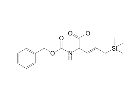 Methyl 2-benzyloxycarbonylamino-5-trimethylsilylpent-3-enoate