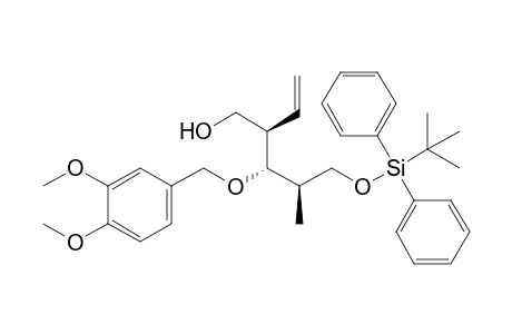 (2R)-2-[(1S,2R)-3-[tert-butyl(diphenyl)silyl]oxy-2-methyl-1-veratryloxy-propyl]but-3-en-1-ol