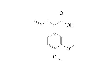 (2S)-2-(3,4-dimethoxyphenyl)-4-pentenoic acid