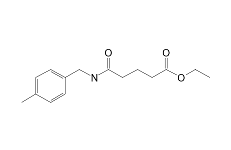 Glutaric acid, monoamide, N-(4-methylbenzyl)-, ethyl ester