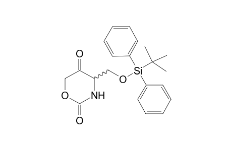 rac 2-[[(t-Butyldimethylsilyl)oxymethyl}-3-aza-5-oxa-1,4-cyclohexanedione