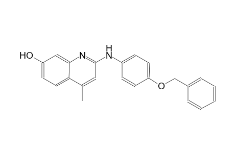 7-quinolinol, 4-methyl-2-[[4-(phenylmethoxy)phenyl]amino]-