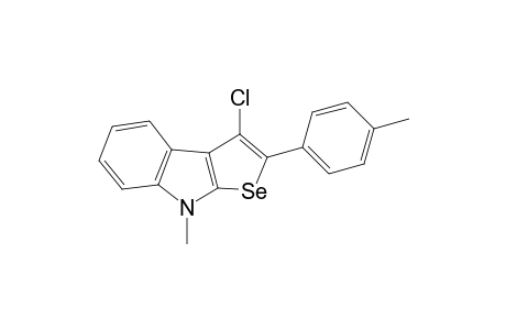 3-Chloro-8-methyl-2-(p-tolyl)-8H-selenopheno[2,3-b]indole