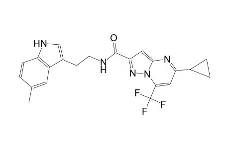 5-cyclopropyl-N-[2-(5-methyl-1H-indol-3-yl)ethyl]-7-(trifluoromethyl)pyrazolo[1,5-a]pyrimidine-2-carboxamide