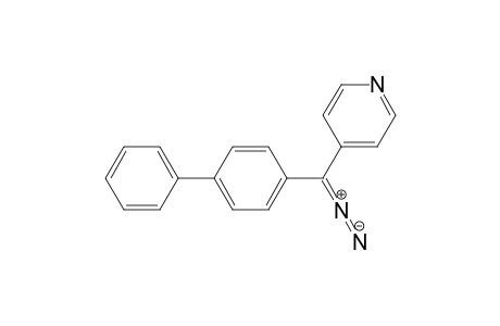 Pyridine, 4-([1,1'-biphenyl]-4-yldiazomethyl)-