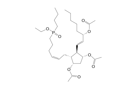 2-DECARBOXY-2-(P-BUTYL-O-ETHYL-PHOSPHINICO)-PROSTAGLANDIN-F(2-ALPHA)-TRIACETATE
