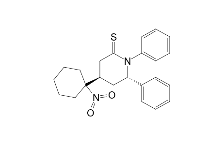 trans-1,6-Diphenyl-4-(1-nitrocyclohexyl)piperidine-2-thione