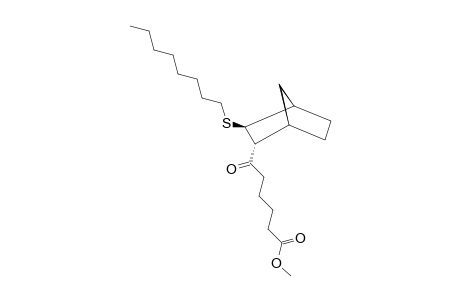 METHYL-6-(3-OCTYLTHIOBICYClO-[2.2.1]-HEPT-2-YL)-6-OXOHEXANOATE