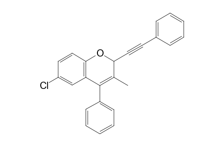 6-Chloro-3-methyl-4-phenyl-2-(phenylethynyl)-2H-chromene