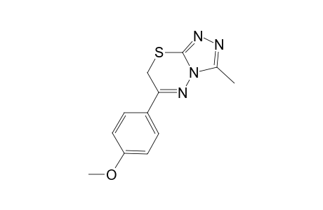 6-(4-Methoxyphenyl)-3-methyl-7H-[1,2,4]triazolo[3,4-b][1,3,4]thiadiazine