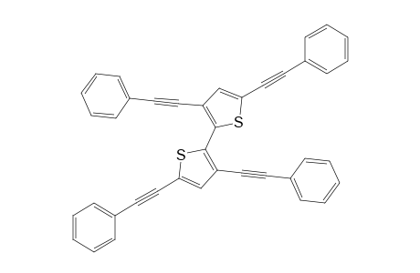 3,3',5,5'-tetrakis(Phenylethynyl)-2,2'-bithiophene