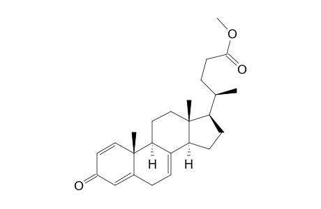 (4R)-4-[(9S,10R,13R,14R,17R)-10,13-dimethyl-3-oxo-6,9,11,12,14,15,16,17-octahydrocyclopenta[a]phenanthren-17-yl]pentanoic acid methyl ester