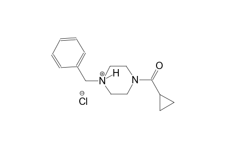 1-benzyl-4-(cyclopropylcarbonyl)piperazin-1-ium chloride