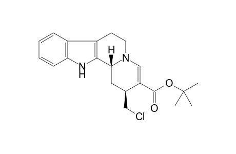 2beta-(chloromethyl)-1,2,6,7,12,12bbeta-hexahydroindolo[2,3-a]quinolizin-3-carboxylic acid tert-butylester