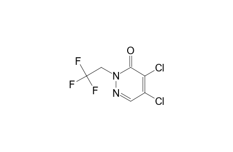 3(2H)-Pyridazinone, 4,5-dichloro-2-(2,2,2-trifluoroethyl)-