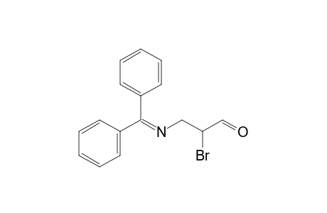 2-Bromo-3-(diphenylmethylene)aminopropanal