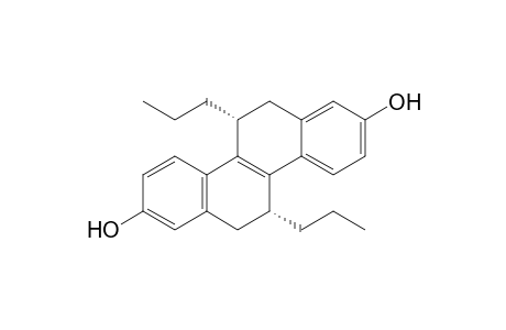 (5R,11R)-5,11-Dipropyl-5,6,11,12-tetrahydrochrysene-2,8-diol