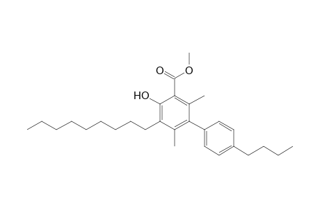 Methyl 4'-butyl-4-hydroxy-2,6-dimethyl-5-nonylbiphenyl-3-carboxylate