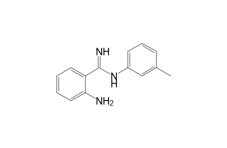 2-Amino-N-(3-methylphenyl)benzamidine