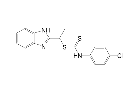 1-(Benzimidazol-2-yl)ethyl-N-(p-chlorophenyl)dithiocarbamate