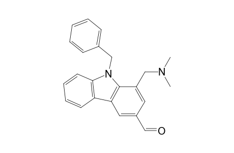 9H-Carbazole-3-carboxaldehyde, 1-[(dimethylamino)methyl]-9-(phenylmethyl)-