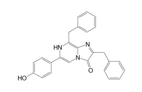 2,8-Dibenzyl-6-(4-hydroxyphenyl)-7H-imidazo[1,2-a]pyrazin-3-one