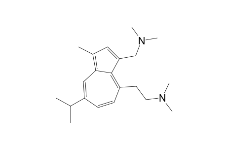 N,N,N',N',1-Pentamethyl-7-isopropyl-3-aminomethyl-4-aminoethylazulene