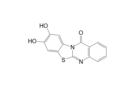 8,9-Dihydroxy-12H-benzothiazolo[2,3,b]quinazolin-12-one