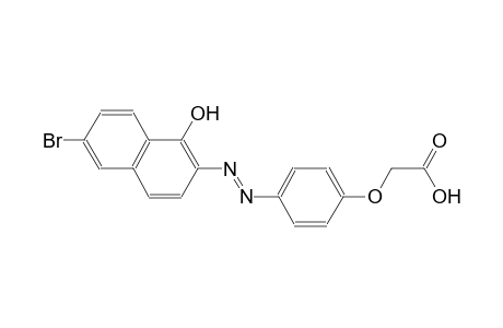 {4-[(E)-(6-bromo-1-hydroxy-2-naphthyl)diazenyl]phenoxy}acetic acid