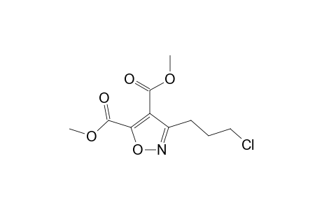 4,5-Isoxazoledicarboxylic acid, 3-(3-chloropropyl)-, dimethyl ester