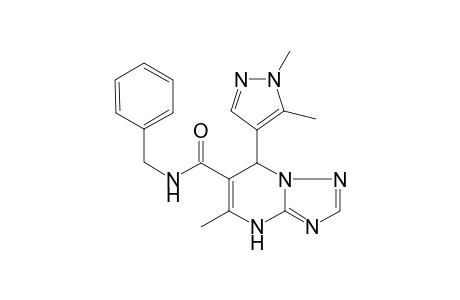 N-Benzyl-7-(1,5-dimethyl-1H-pyrazol-4-yl)-5-methyl-4,7-dihydro[1,2,4]triazolo[1,5-a]pyrimidine-6-carboxamide