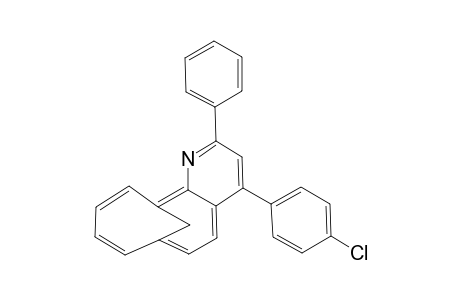 4-(4-CHLOROPHENYL)-2-PHENYL-7,12-METHAONCYCLODECA-[B]-PYRIDINE
