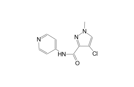 4-chloro-1-methyl-N-(4-pyridinyl)-1H-pyrazole-3-carboxamide