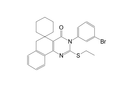 3-(3-bromophenyl)-2-(ethylthio)-3H-spiro[benzo[h]quinazoline-5,1'-cyclohexan]-4(6H)-one