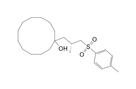 Cyclododecanol, 1-[2-methyl-3-[(4-methylphenyl)sulfonyl]propyl]-, (R)-