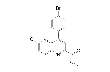 Methyl 4-(4-bromophenyl)-6-methoxyquinoline-2-carboxylate